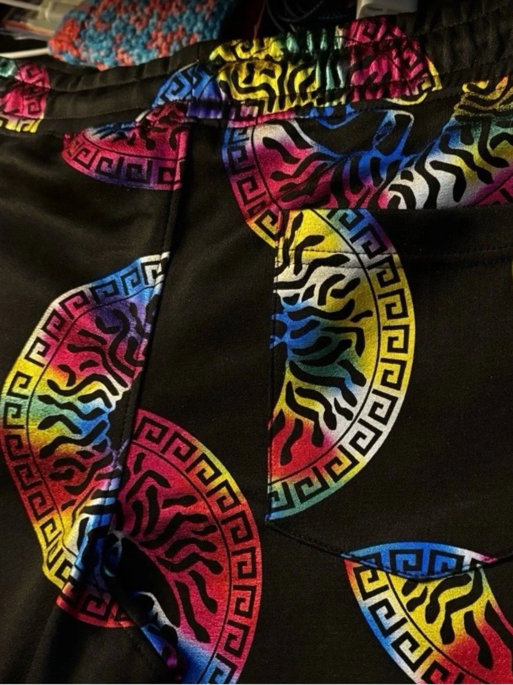 DRILL Men's Medusa Graphic Print Shorts Size Small - Multicolor